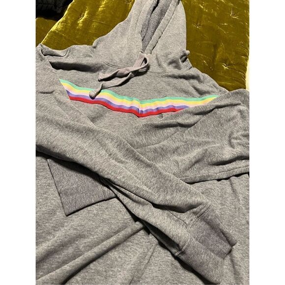 Rainbow Stripe Hoodie   - Picture 1 of 3